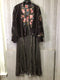 Johnny Was Velvet Dress Set Size Large